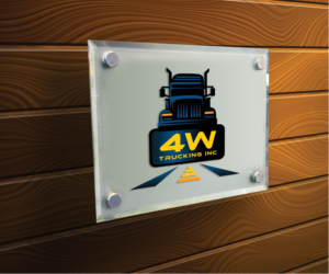 Logo Design by vincent.designpro for 4W Trucking Inc. | Design: #27929653