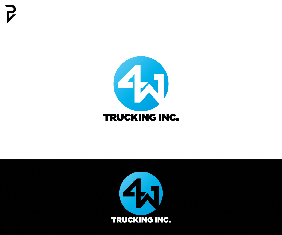 Logo Design by poisonvectors for 4W Trucking Inc. | Design #27915798
