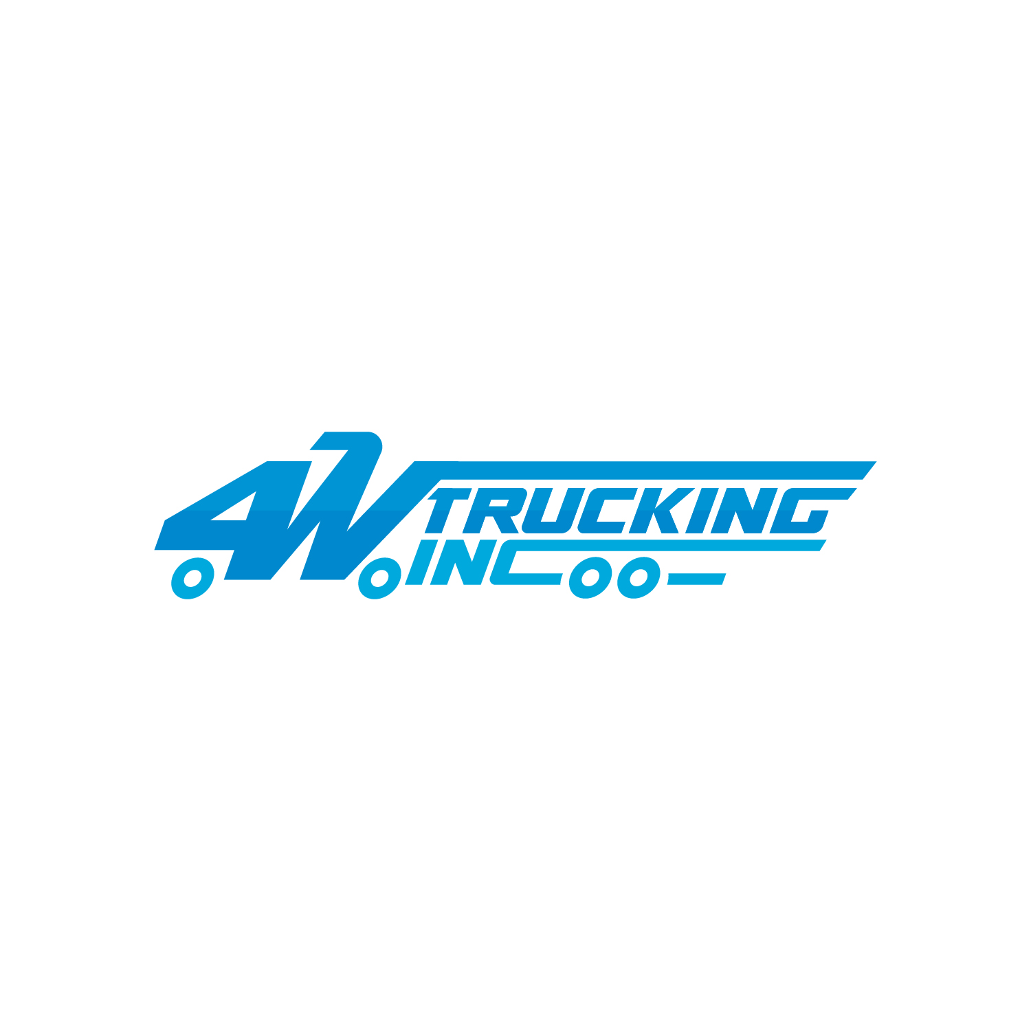 Logo Design by Dream Logo Design for 4W Trucking Inc. | Design #27914451