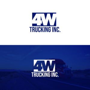 Logo Design by DSCMedia™ for 4W Trucking Inc. | Design: #27916149
