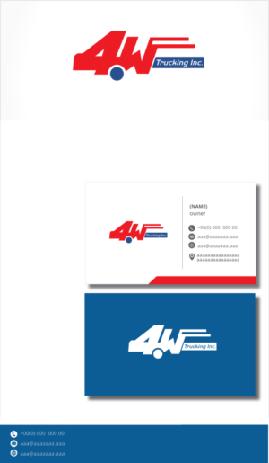 Design de Logo par zebronicgraphic pour 4W Trucking Inc. | Design : #27912710
