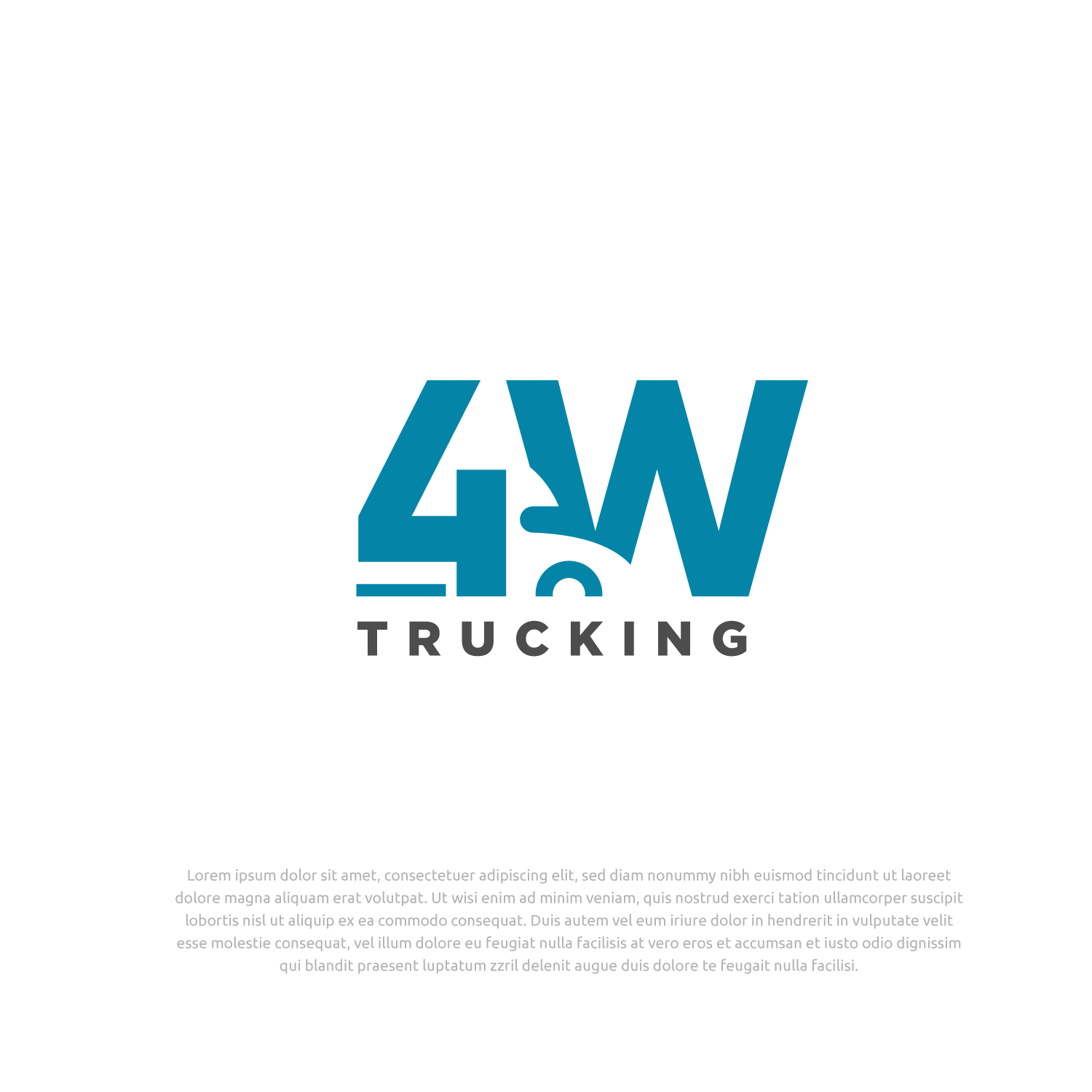 Logo Design by Abdul 20 for 4W Trucking Inc. | Design #27912853