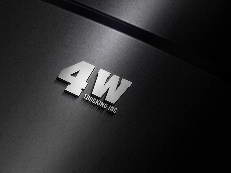 Logo Design by jaxondesign for 4W Trucking Inc. | Design #27911631