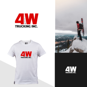 Logo Design by SigmaStudio for 4W Trucking Inc. | Design: #27912124