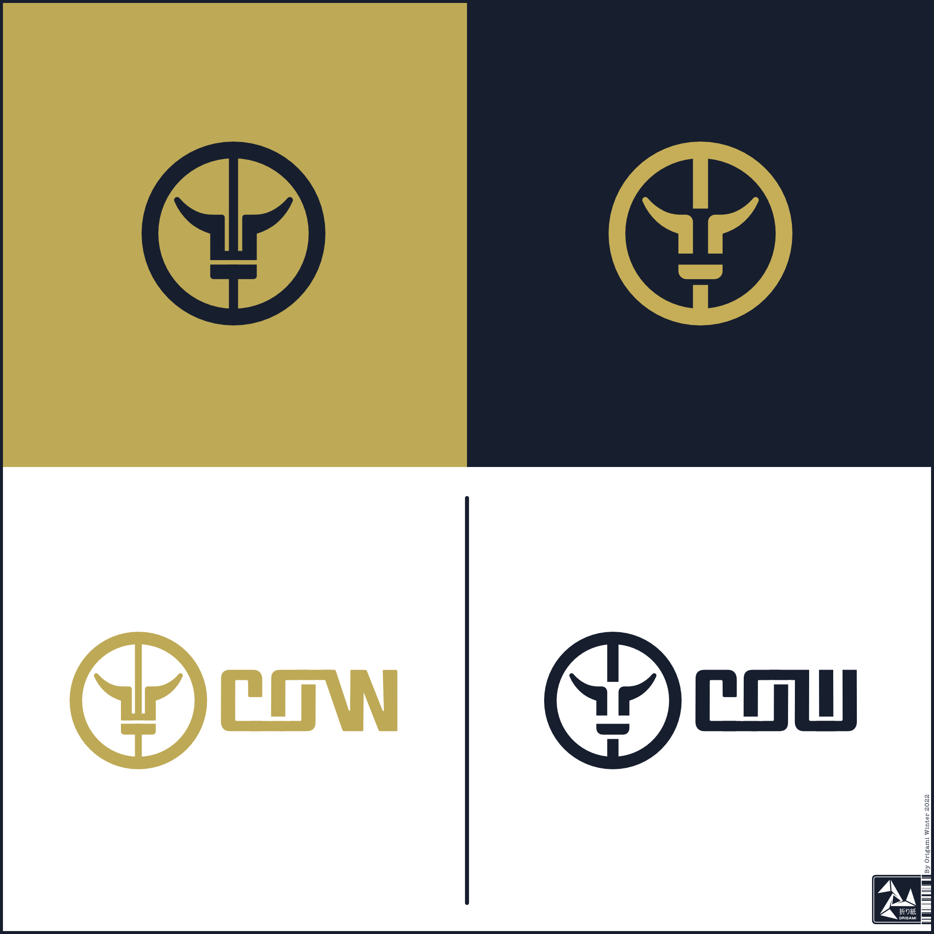Diseño de Logo por Origami visual para Cow Project | Diseño #27918340