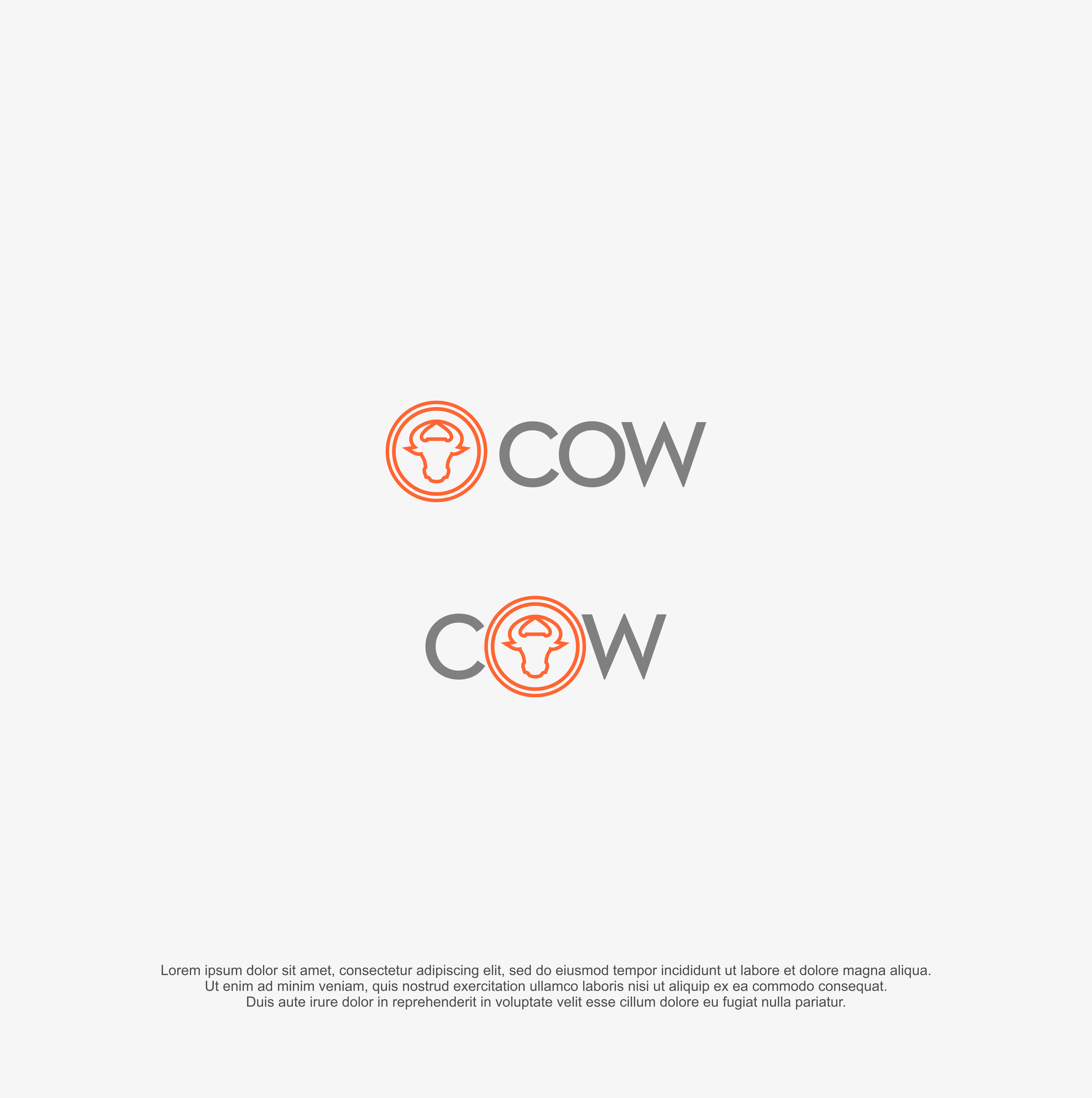 Logo Design by R!CKY for Cow Project | Design #27930557