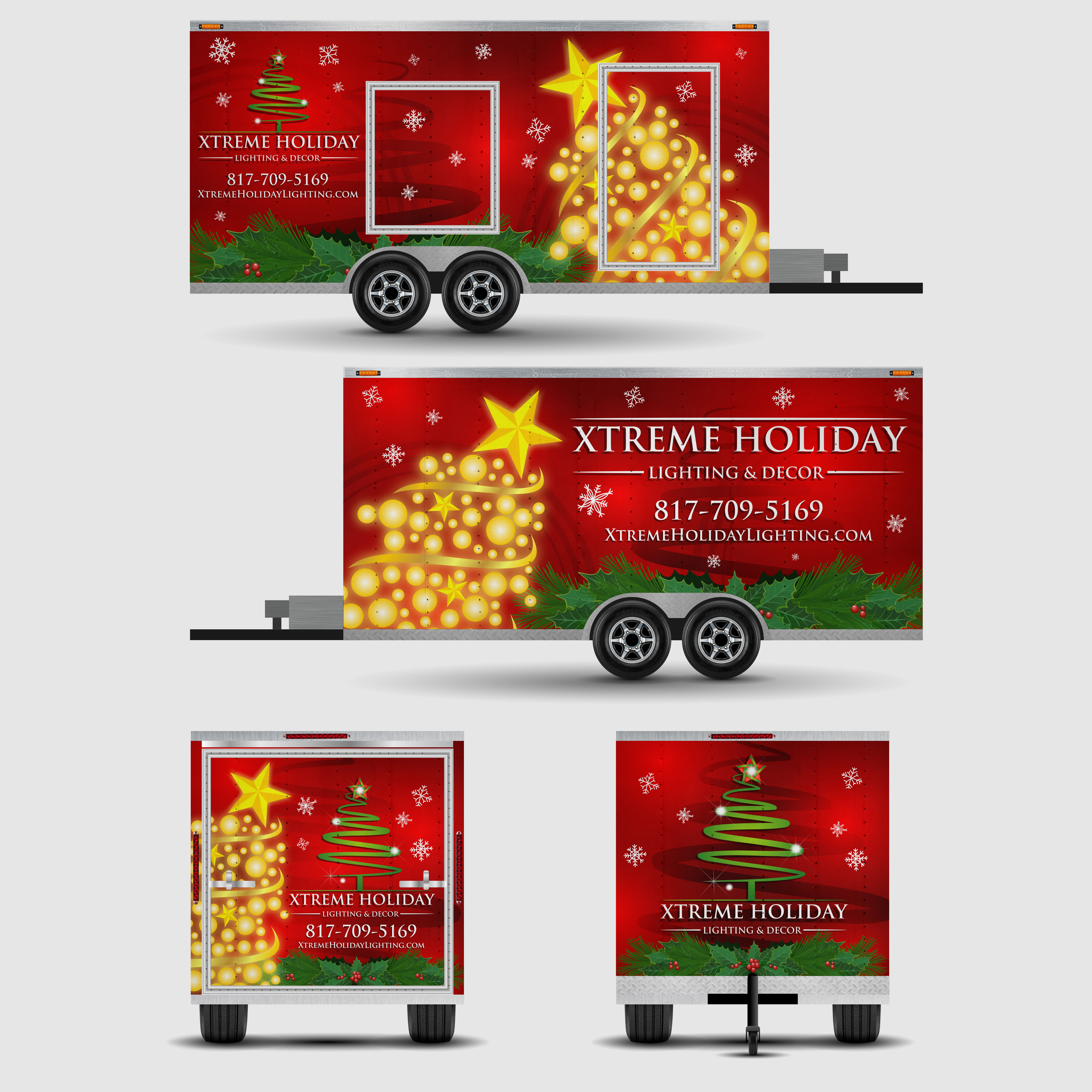 Design de Covering de Véhicule par Ferdyansyah pour Xtreme Holiday Lighting | Design #27926060