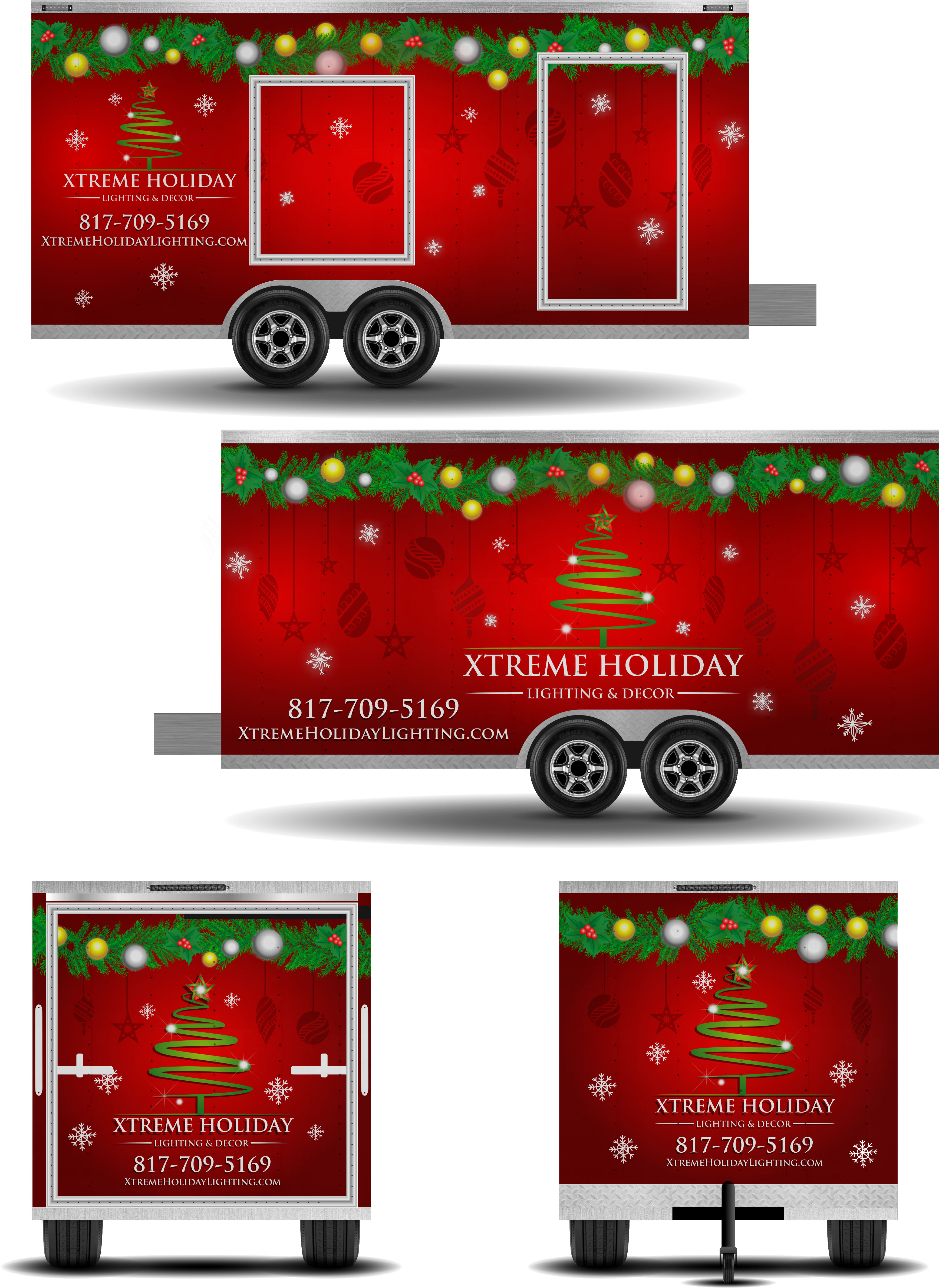 Car Wrap Design by Ferdyansyah for Xtreme Holiday Lighting | Design #27927750
