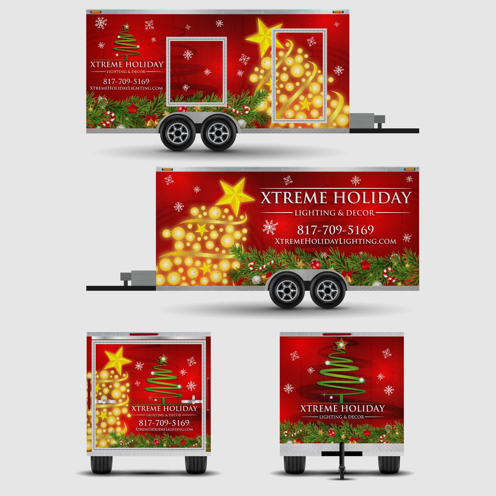 Car Wrap Design by Ferdyansyah for Xtreme Holiday Lighting | Design #27931064