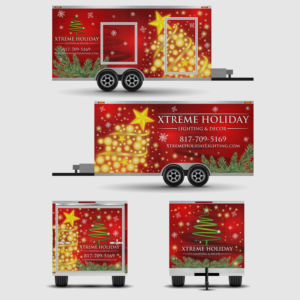 Car Wrap Design by Ferdyansyah for Xtreme Holiday Lighting | Design: #27943331