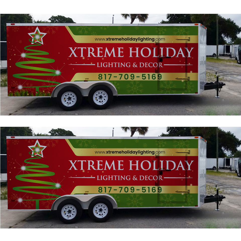 Car Wrap Design by Yoga Tri for Xtreme Holiday Lighting | Design #27921054