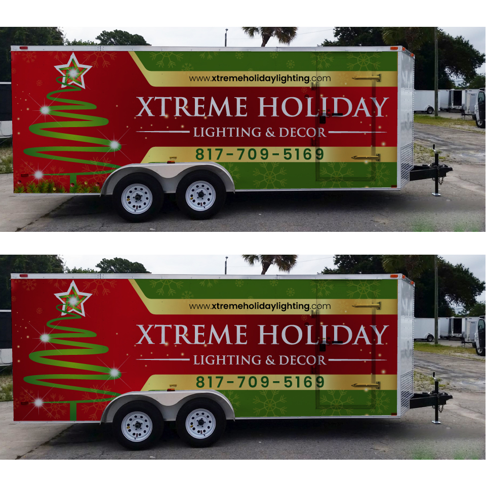 Car Wrap Design by Yoga Tri for Xtreme Holiday Lighting | Design #27928064