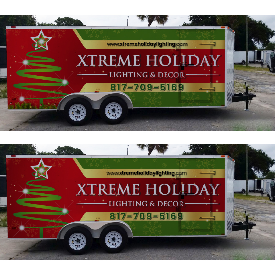 Design de Covering de Véhicule par Yoga Tri pour Xtreme Holiday Lighting | Design #27942744