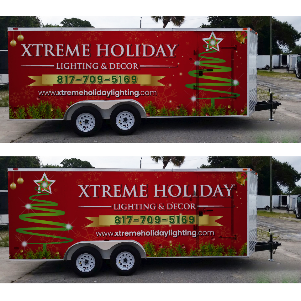 Car Wrap Design by Yoga Tri for Xtreme Holiday Lighting | Design #27948037