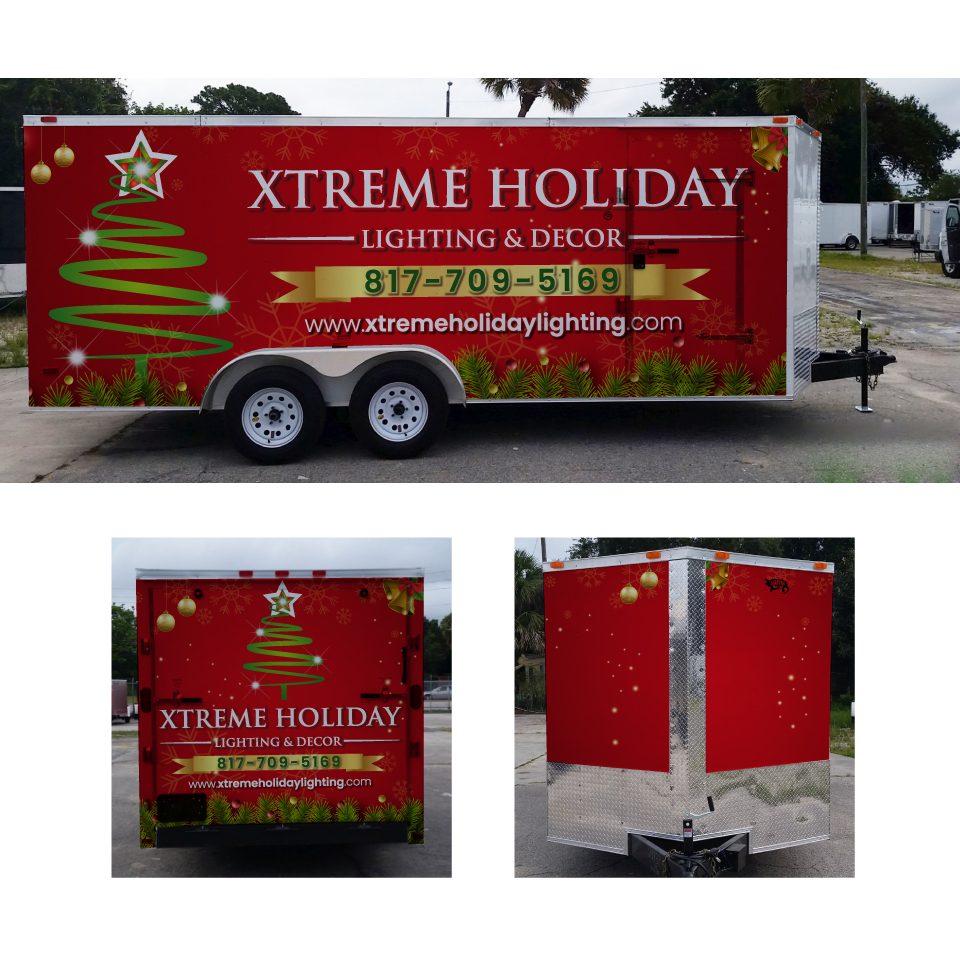 Car Wrap-Design von Yoga Tri für Xtreme Holiday Lighting | Design #27948565