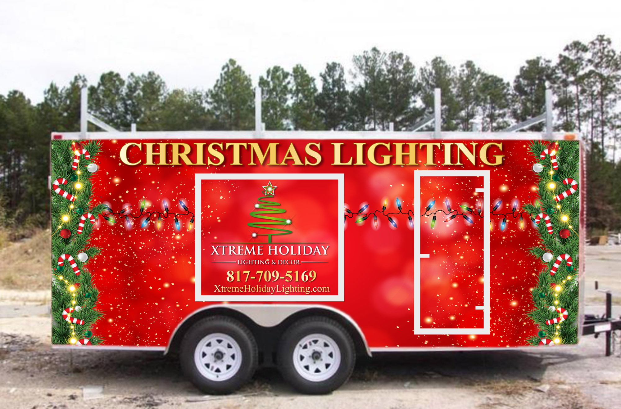 Car Wrap Design by Maestroto for Xtreme Holiday Lighting | Design #27936142