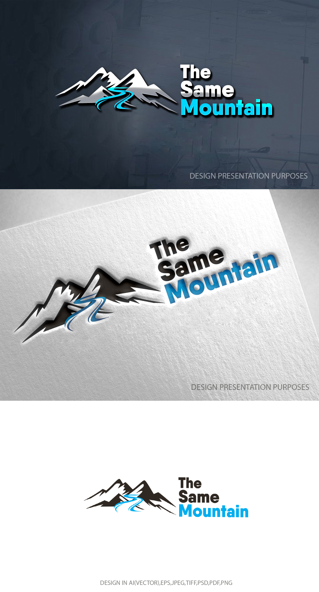 Logo Design by zebronicgraphic for The Same Mountain | Design #27913078