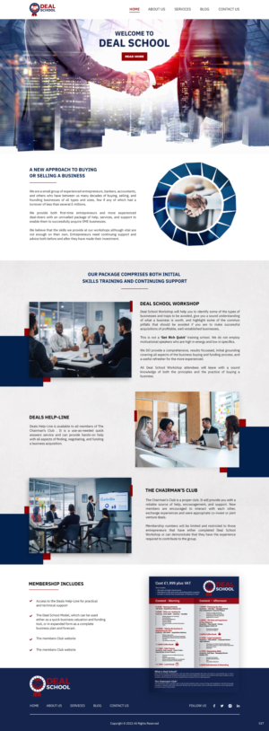 Web Design by pb for this project | Design #28066972