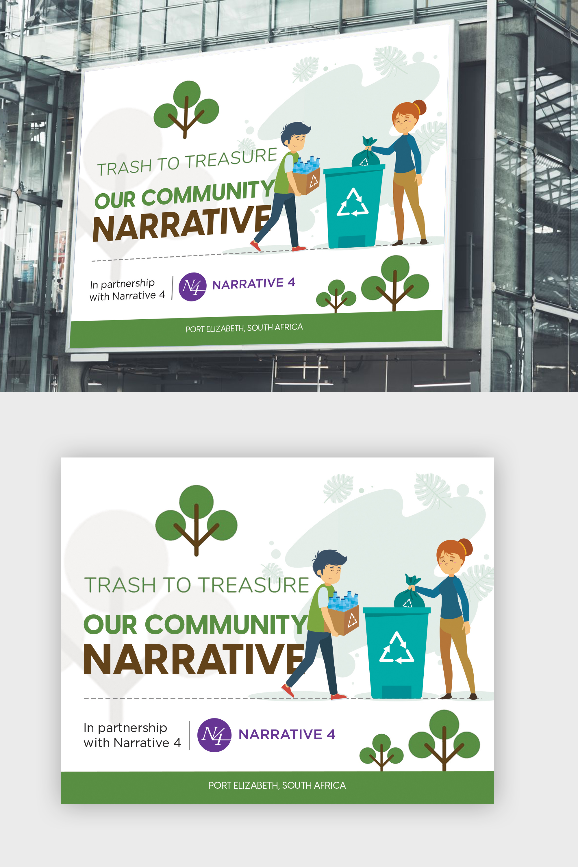 Signage Design by debdesign for Narrative 4 | Design #27927060