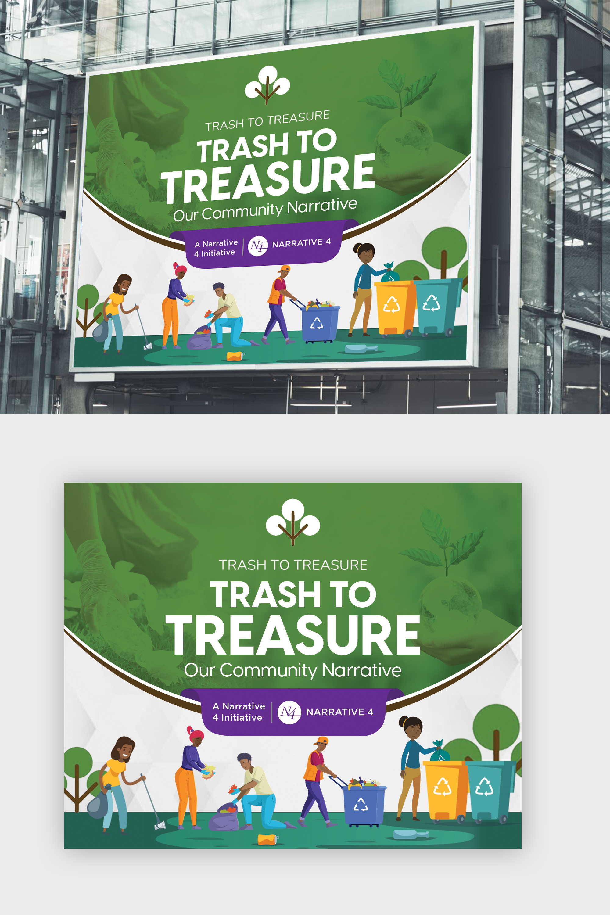 Signage Design by debdesign for Narrative 4 | Design #27937939