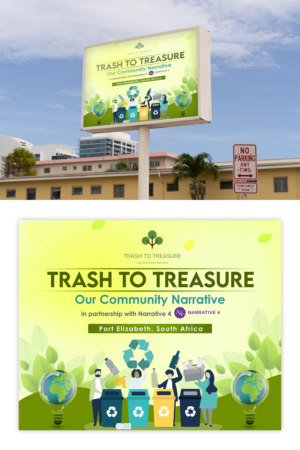 US-based arts and education non-profit needs logo and signage for South African affiliate | Signage Design by ZeneFashions