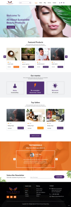 Shopify Design by pb for this project | Design: #27940937