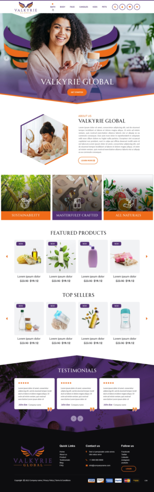 Shopify Design by pb for this project | Design: #27940942