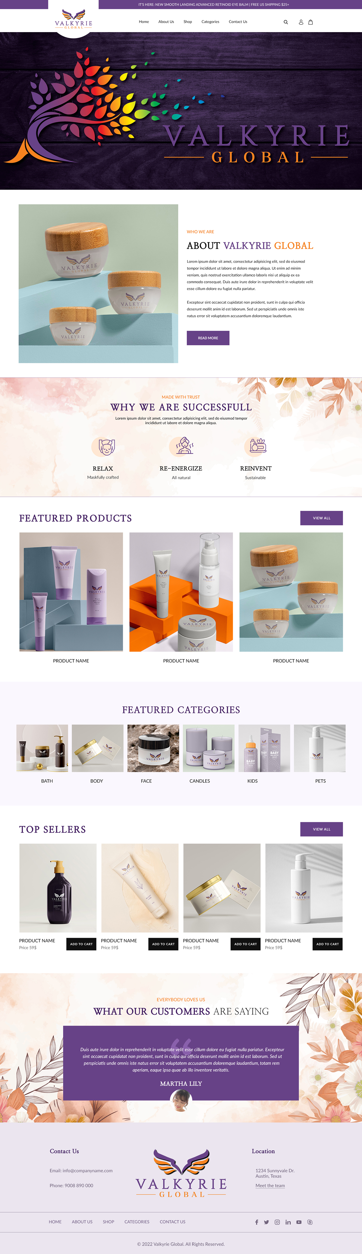 Shopify Design by UniqueCreator99 for this project | Design #27952168