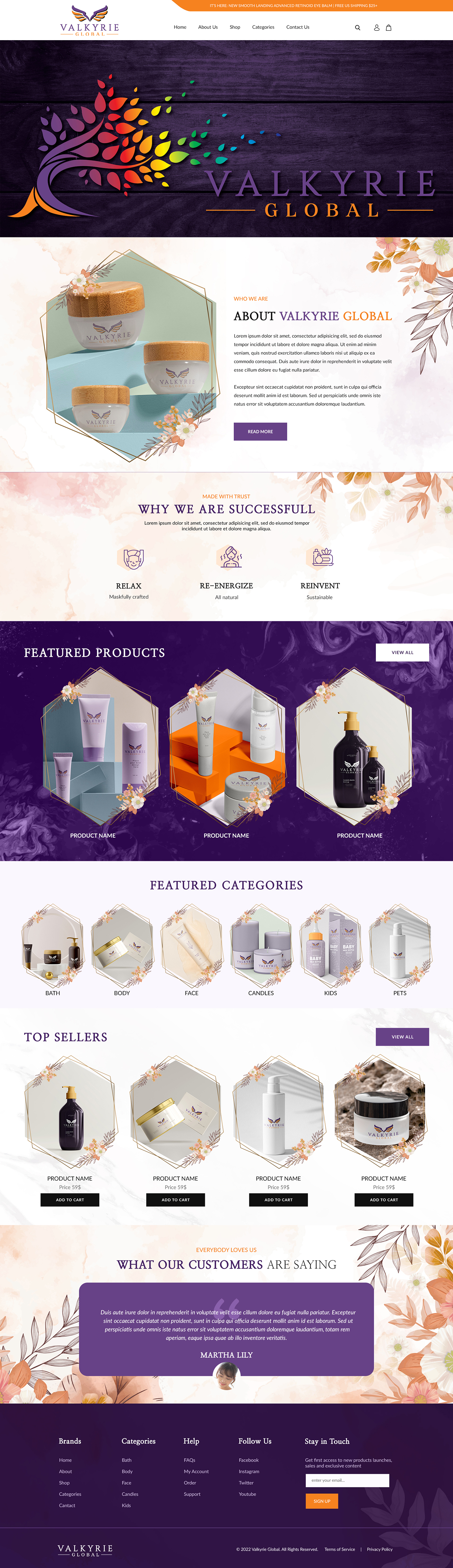 Design Shopify par UniqueCreator99 pour ce projet | Design #27964311