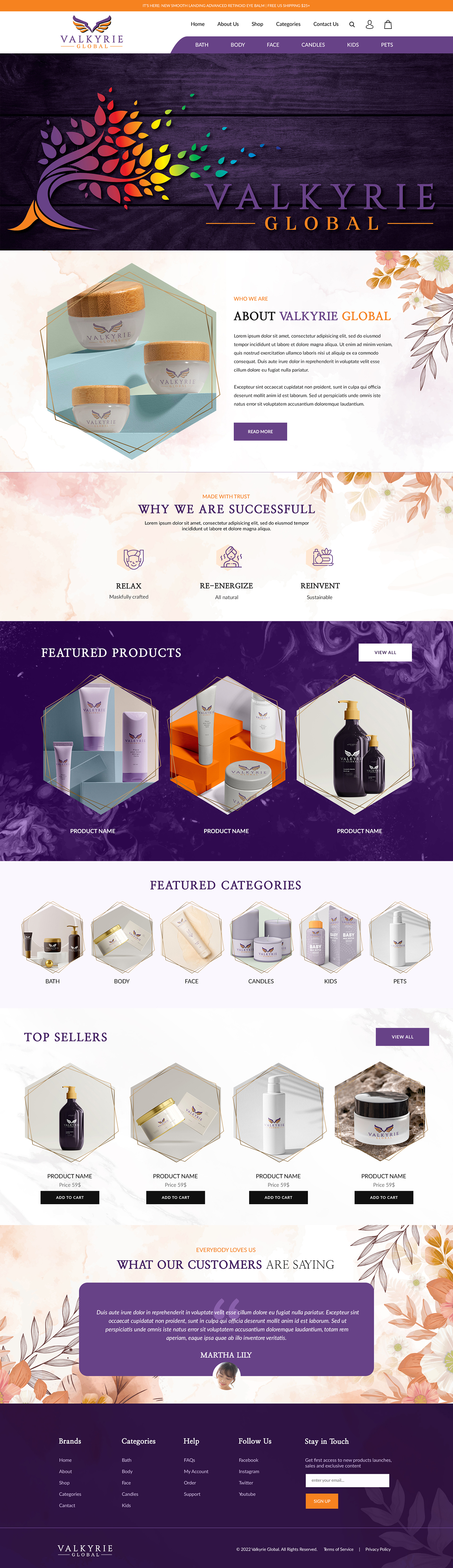 Shopify Design by UniqueCreator99 for this project | Design #27971022