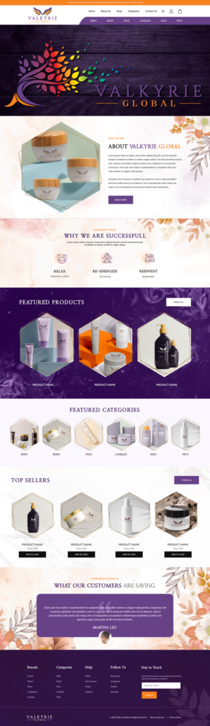 Shopify Design by UniqueCreator99 for this project | Design: #27971022