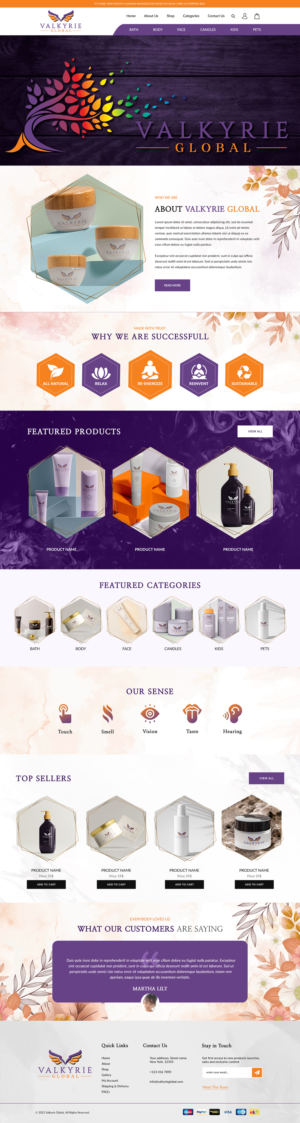 Shopify Design by UniqueCreator99 for this project | Design: #27979108