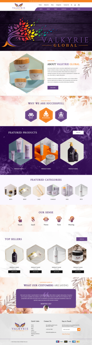 Shopify Design by UniqueCreator99 for this project | Design: #27990892