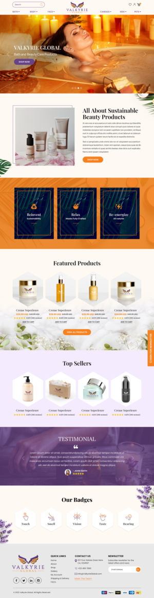 Shopify Design by Titan Eagle for this project | Design: #27943749