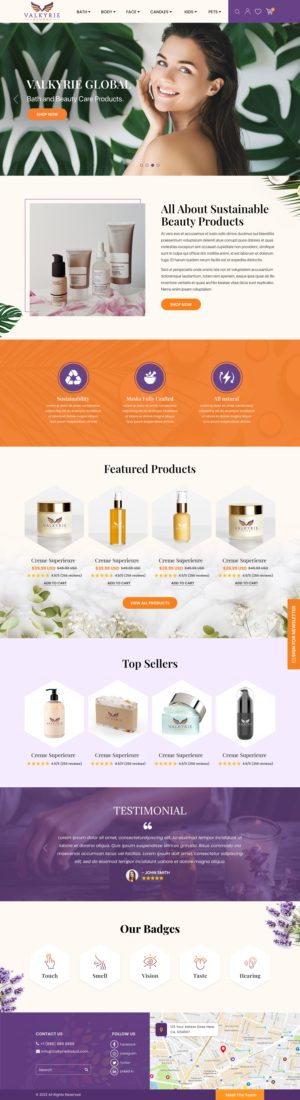 Shopify Design by Titan Eagle for this project | Design: #27944237