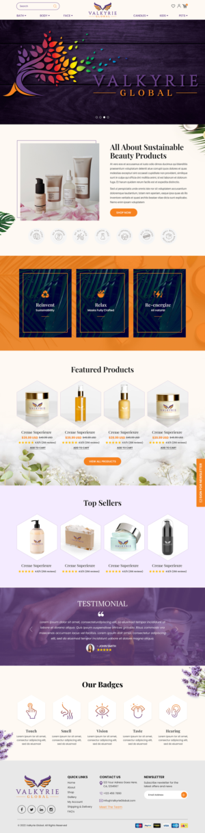 Shopify Design by Titan Eagle for this project | Design: #27947685