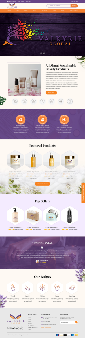 Shopify Design by Titan Eagle for this project | Design: #27947738