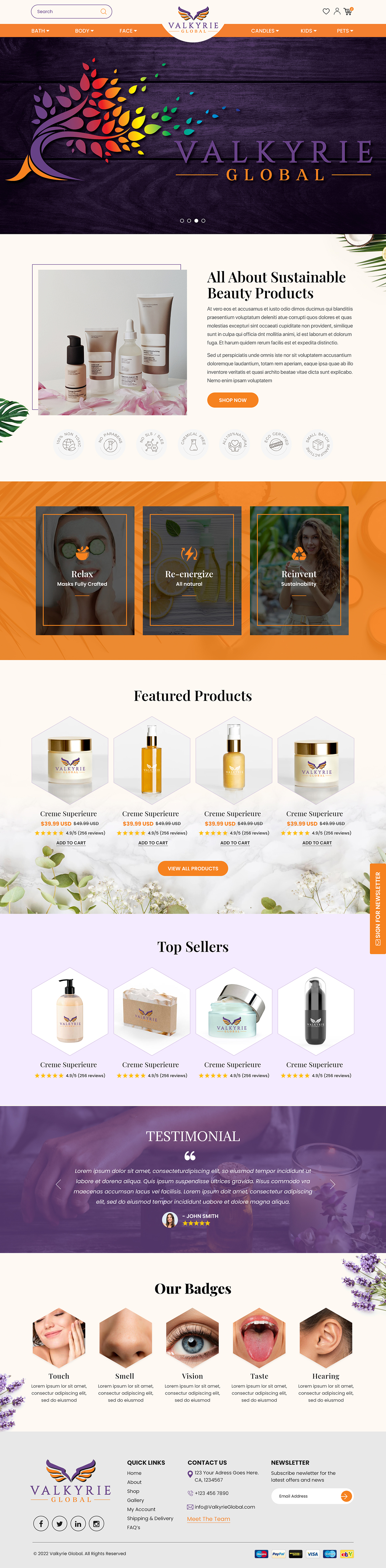 Shopify Design by Titan Eagle for this project | Design #27955015