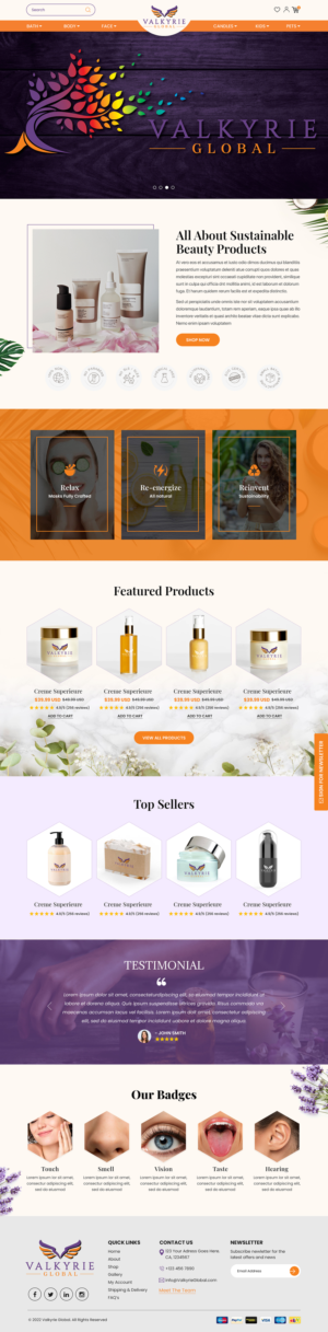 Shopify Design by Titan Eagle for this project | Design: #27955015