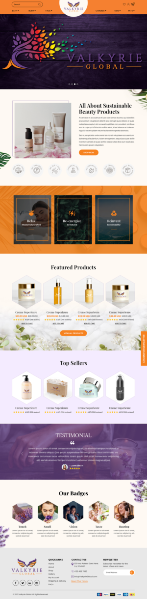 Shopify Design by Titan Eagle for this project | Design: #27972609