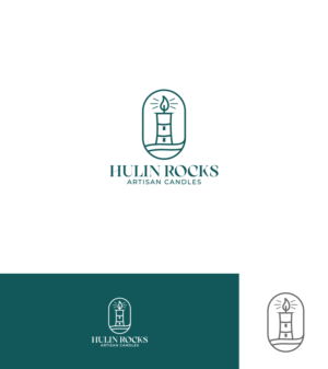 Hulin Rocks or Hulin Rocks Artisan Candles | Diseño de Logo por ecorokerz