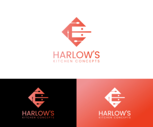 Harlow's Kitchen Concepts | Logo Design by Dreamzy
