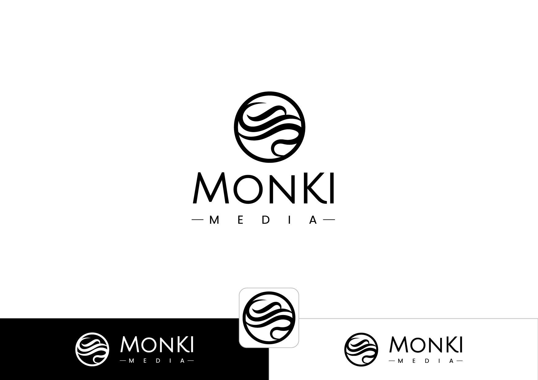 Logo Design by ~idiaz~ for MonKi Media LLC | Design #27923115