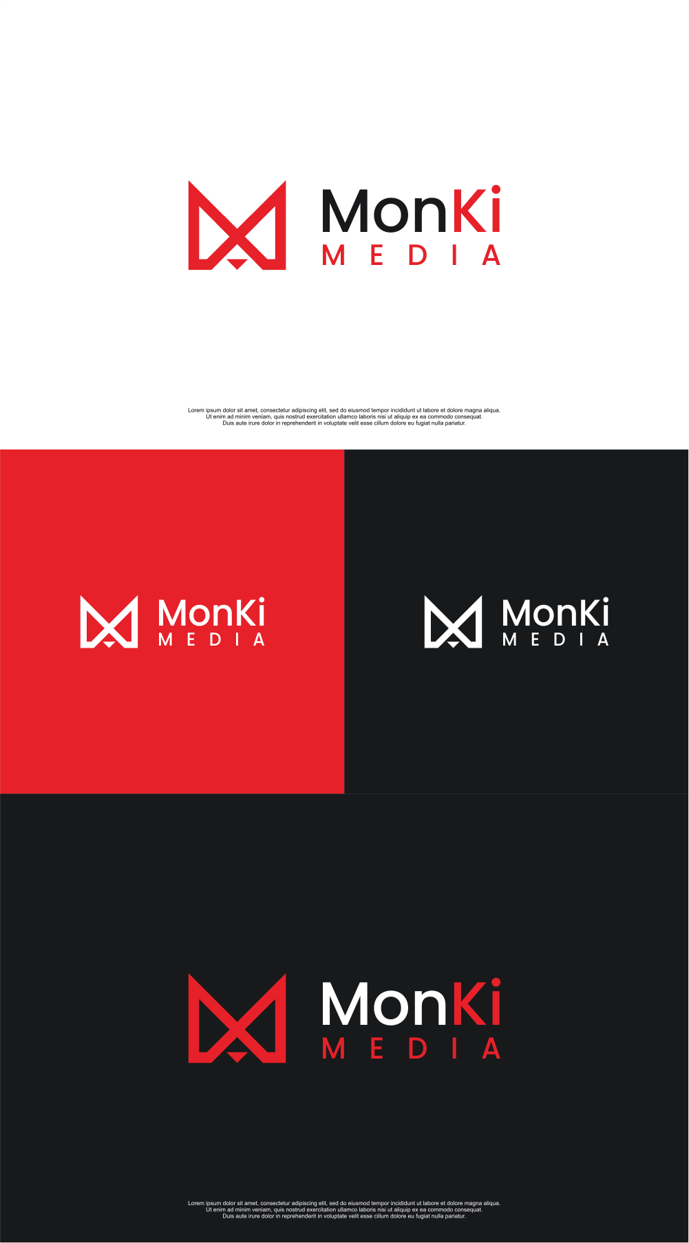 Logo Design by MASH Std for MonKi Media LLC | Design #27926543