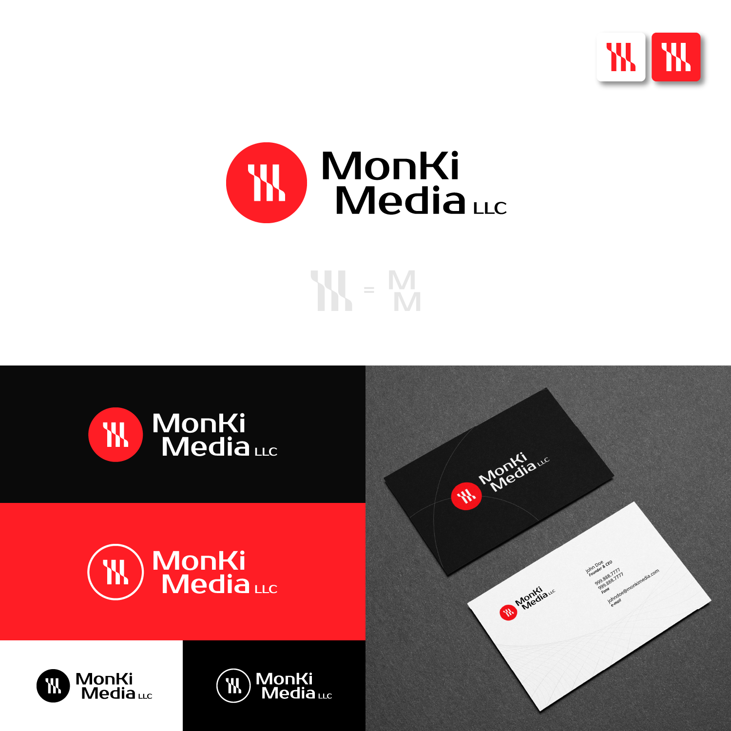 Logo Design by Rodrigo Porfiro for MonKi Media LLC | Design #27983108
