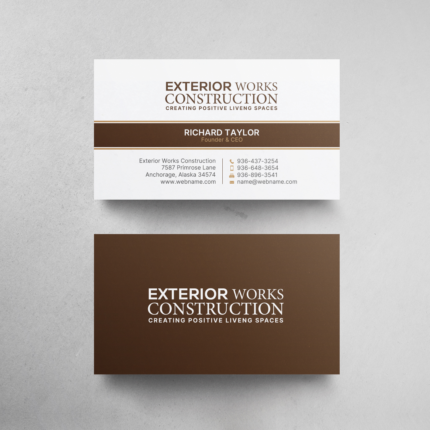 Business Card Design by chandrayaan.creative for this project | Design #27925723