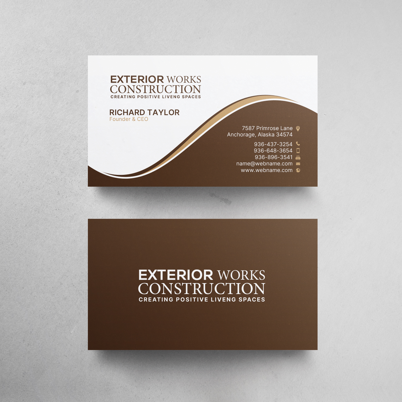 Business Card Design by chandrayaan.creative for this project | Design #27925730