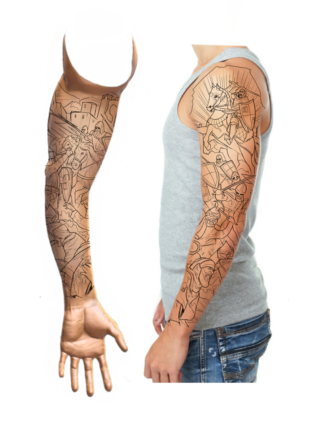 Tattoo Design by rafaelcame 2 for this project | Design #27947986
