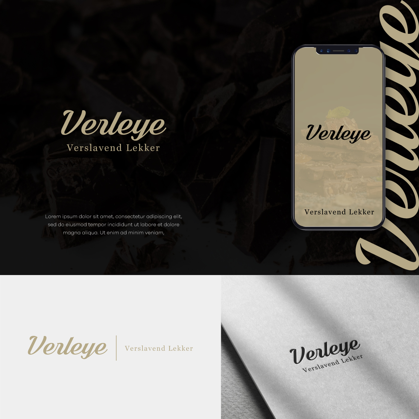 Logo-Design von HWdesigns für Chocolaterie Verleye | Design #27926694