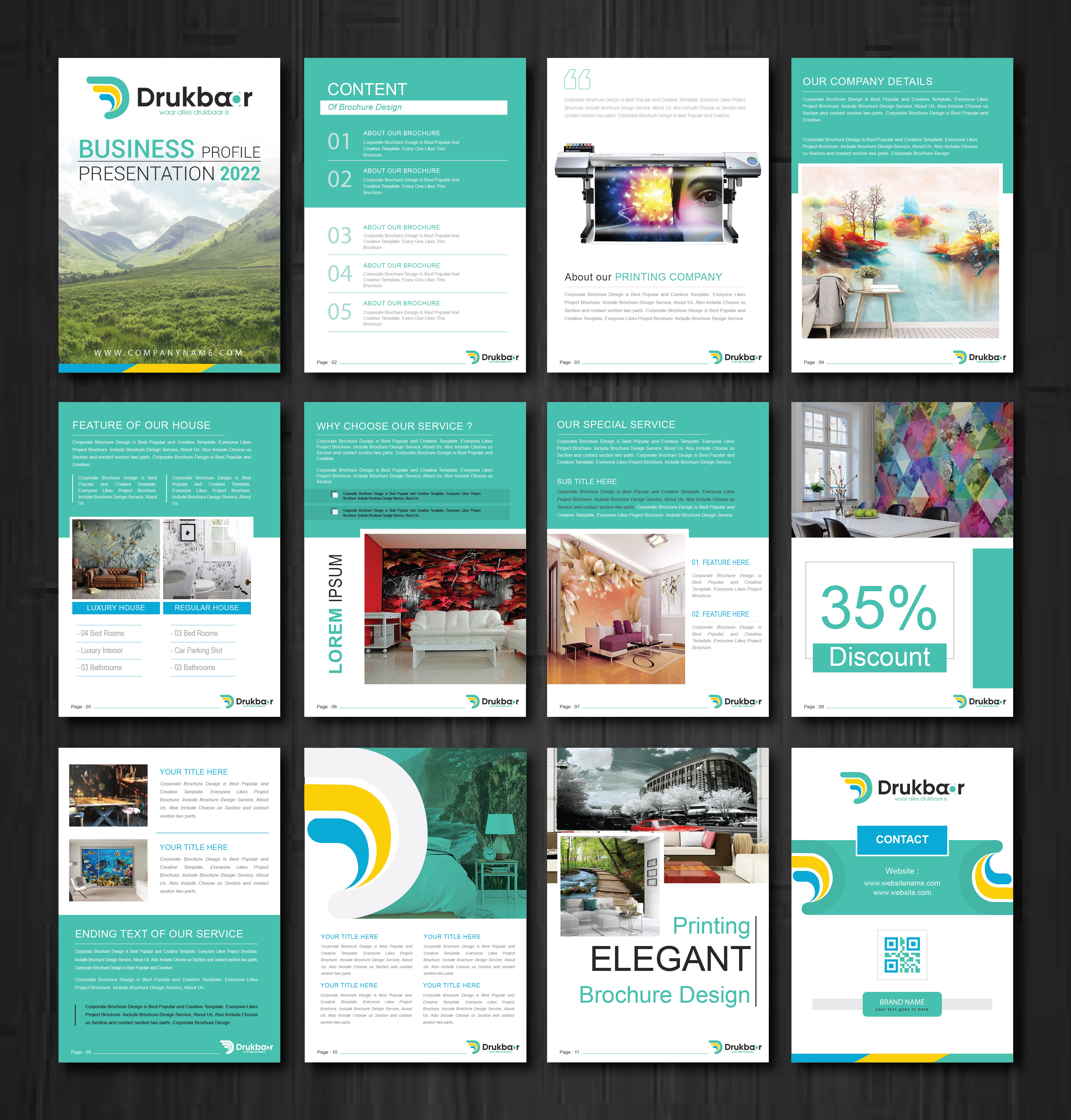 Diseño de Brochure por artbitin para Truckstop 26Bis BV | Diseño #27931705